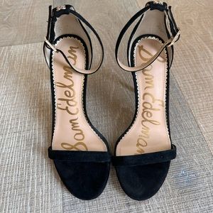 Sam Edelman black strappy heels